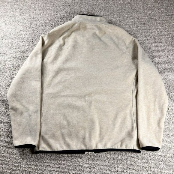 Pendleton Aztec Patch Fleece Jacket Ivory Women’s Size Medium - Picture 7 of 8